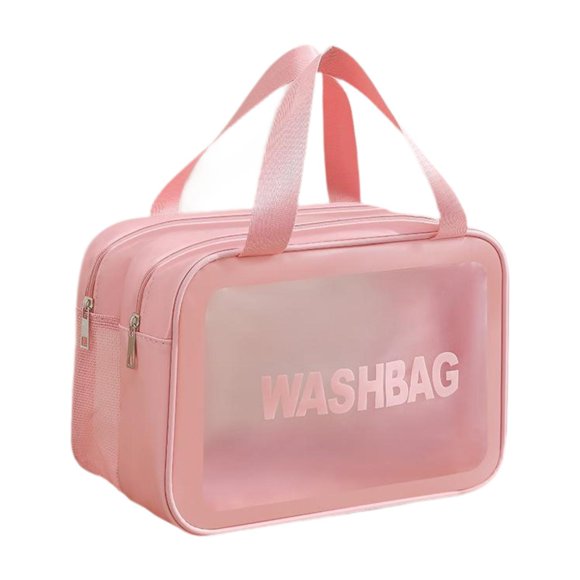 Bolsa de aseo de viaje, estuche de belleza, bolsa de mano para mujer, bolsa de cosméticos impermeable, organizador