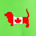 thumbnail image 3 of CafePress - Basset Hound Canadian Flag T Shirt - Light T-Shirt - CP, 3 of 4