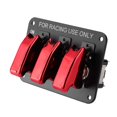 thumbnail image 1 of Interruptor De Encendido De Carreras, Panel De Interruptor De Palanca De Material De Metal De Primera Calidad, Instalación Simple, Duradero Para Coche De 12V Para Coche De Carreras ANGGREK Otros, 1 of 8