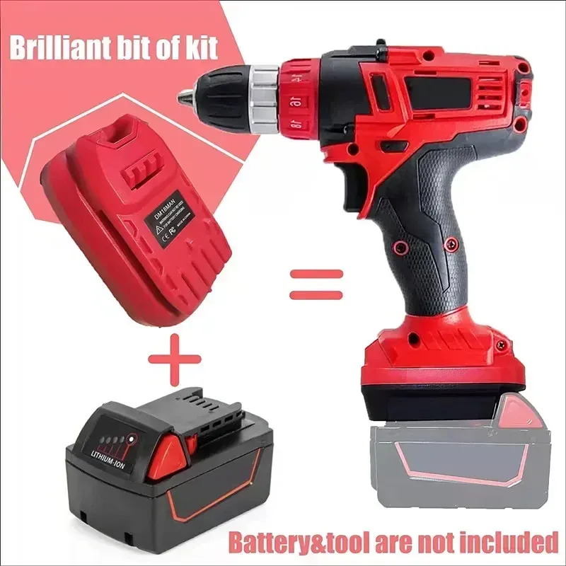 Battery Adapter For De*walt for Mil*wa*ukee 18V Li-on Battery Convert To for Snap-on 18V Power Tool
