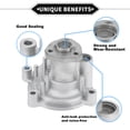 thumbnail image 3 of Unique Bargains Water Pump for Audi A3 2003-2007 for VW Eos 2006-2008 No.03C121005K/03C121005D/03C121005DX, 3 of 6