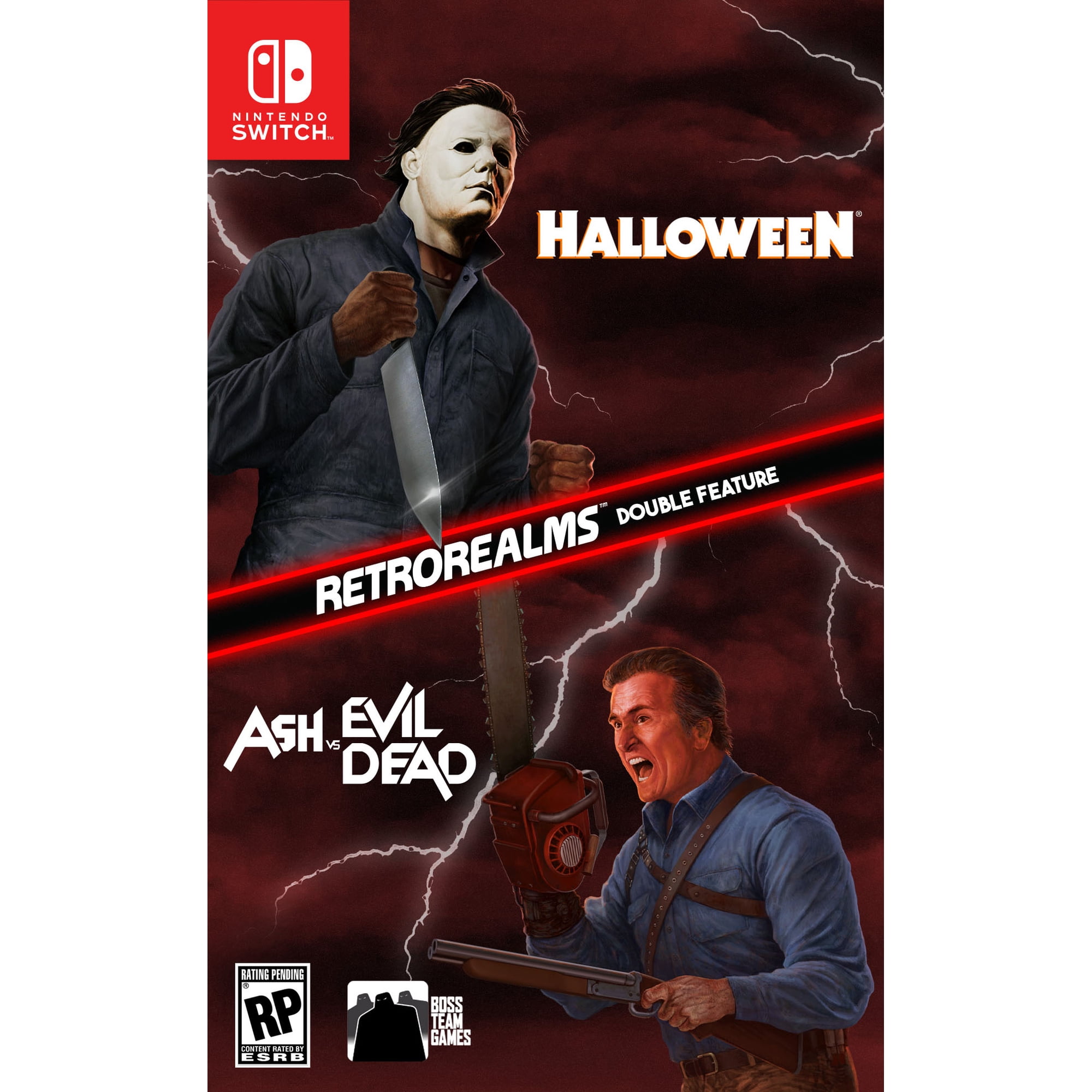Nighthawk Interactive Halloween and Ash vs Evil Dead Retro Realms Double Feature - Nintendo Switch Game
