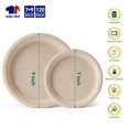 thumbnail image 2 of Platos de papel desechables JOLLY CHEF compostables de 10 pulgadas, paquete de 120, 2 of 9