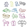 thumbnail image 1 of Methold 10 Uds. Clips de papel con forma de Animal bonito dispensadores de marcadores de libros de Metal patrón de accesorios de oficina al cartulina, 1 of 6