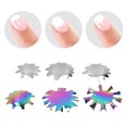 thumbnail image 4 of Nail Art Edge Trimmer, 6Pcs Durable Professional Line Nail Template, Stainless Steel French Nail Edge Trimmer, Stainless Steel For DIY Nail Art Manicurists, 4 of 8