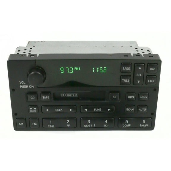 Restored Lincoln 1998-2000 Town & Car AM FM Cassette Radio F8VF-18C870-BG (Refurbished)
