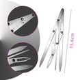 thumbnail image 3 of De 2 Calibradores De Proporción Dorada de material acero Inoxidable Regla De Cejas De Con Herramienta De Medición De Puntero + Lápiz Yuyangstore bolígrafo manual microblading para cejas, 3 of 7