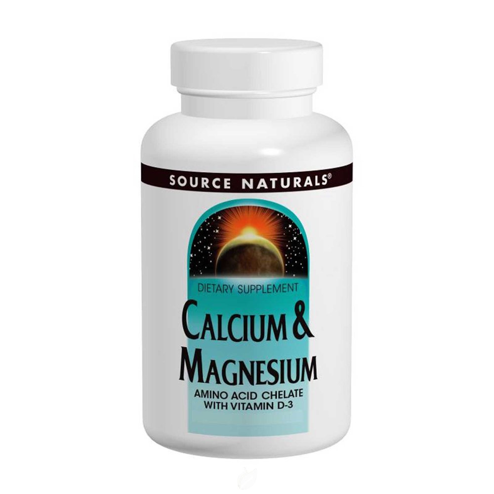 Source Naturals Calcium and Magnesium 240 Tabs, Pack of 2 Walmart