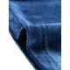 thumbnail image 5 of Blusa de terciopelo para mujer con volantes y cuello alto, manga larga, con botones Azul eléctrico XL, 5 of 5