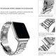 thumbnail image 3 of Compatible con correa de Apple Watch de 42 mm/44 mm/45 mm/49 mm, acero inoxidable compatible con correa de Apple Watch Se, Se 2, ultra, Series 8/7/6/5/4/3/2/1 (plata, 42 mm/44 mm/ 45 mm/49 mm) oso de fresa Electrónica, 3 of 5