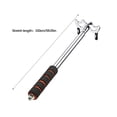 thumbnail image 4 of VONKY Pont de Queue Design Télescopique Support de Billard Fourche Haute Bâton de Piscine en Acier Inoxydable Réglable Rétractable Fournitures Sportives Fourche Basse, 4 of 4