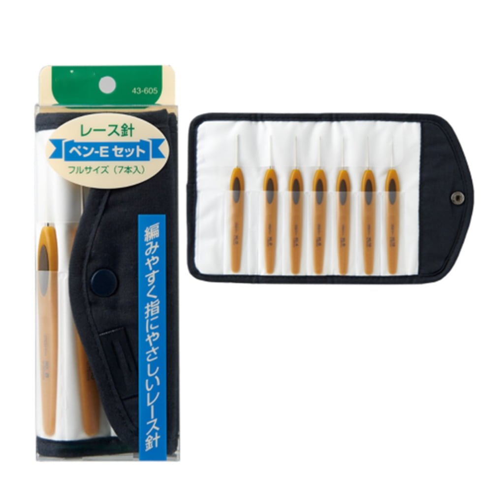 PatungKu Aluminum Crochet Hook Set Various Size Comfortable Lace Projects Crafting