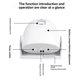 thumbnail image 2 of Wireless Alarm Guest Chime Door PIR Motion Sensor Alarm White, 2 of 5