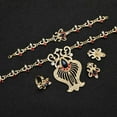 thumbnail image 3 of TIMIFIS Earrings Ensemble de Bijoux de Mode pour Femmes 5 Pcs Accessoires Bijoux en Or Été, 3 of 7