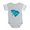 Heather Gray, variant on CafePress - 3 S Carolina - Cute Infant Baby Football Bodysuit