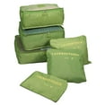 thumbnail image 1 of 6/7/8PCS Packing Cubes for Travel Luggage Organiser Bag Compression Pouches Clothes Suitcase, Packing Organizers Storage Bags for Travel Accessories, Green, 1 of 7