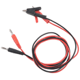 thumbnail image 4 of 5X 1M Long Alligator Clip to Banana Plug Test Cable Pair for Multimeter, 4 of 9