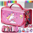 thumbnail image 1 of Set de rotuladores lavables Beefunni Unicorn de Art Supplies, 48 unidades, 1 of 7