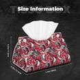 thumbnail image 5 of Salouo Rooster Head Pattern Long Tissue Box Cover Rectangular–Plus Size Tissue Box Holder Modern LeatheLarge Tissue Holder for Bathroom Car & Office Decor, 5 of 7