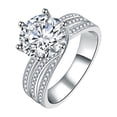 thumbnail image 2 of Anillo de moda para mujer, anillo de bodas de diamante redondo de diamante completo de plata, regalo, anillo de 1 pieza, 2 piezas Wmkox8yii  fajkfhkj3280, 2 of 9