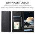 thumbnail image 6 of TECH CIRCLE Case For Galaxy S22 Ultra Case, Slim PU Leather Flip Folio Case Card Holders Kickstand Magnetic Shockproof Protective TPU Inner Wallet Cover for Samsung Galaxy S22 Ultra 6.8" 2022,Black, 6 of 7