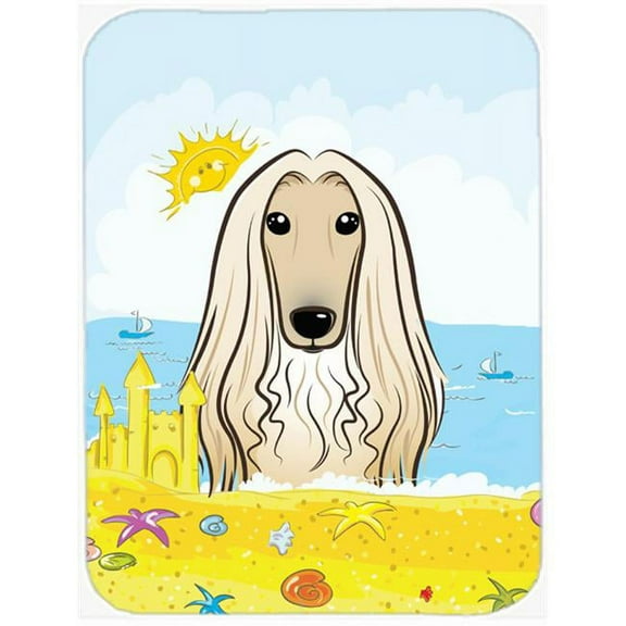 Carolines Treasures  Afghan Hound Summer Beach Mouse Pad