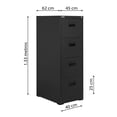 thumbnail image 2 of Archivero Vertical Guardex  LFC24 Metálico 4 Gavetas Con Anti-Cerradura, 2 of 8
