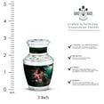 thumbnail image 2 of SABURIAL Rose Urn - Little Funeral Urns For Human Ashes Adult Female Mom - Mini Burial Urn For Women - 3 Inch Set Of 2, 2 of 7