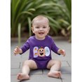 thumbnail image 5 of Newborn Baby Girl Boy Halloween Outfits Pumpkin Embroidery Long Sleeve Oversized Sweatshirt Romper Bodysuit Fall Winter Clothes, 5 of 10
