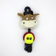 thumbnail image 3 of 3 uds., suministros para mascotas, molares para perros, juguetes resistentes a mordeduras, pelota para lanzar mascotas, tres mascotas, cuerda de algodón, juguetes que suenan, 28*10cm, 3 of 5
