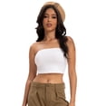 thumbnail image 5 of Women's Basic Casual Strapless Backless Bandeau Tube Top, 5 of 6