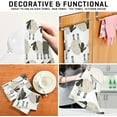 thumbnail image 7 of GZHJMY 1 Pack Cartoon Sheep Kitchen Towels Soft Highly Absorbent Dish Towels Reusable Tea Towels Set 28 x 18 Inch, 7 of 7