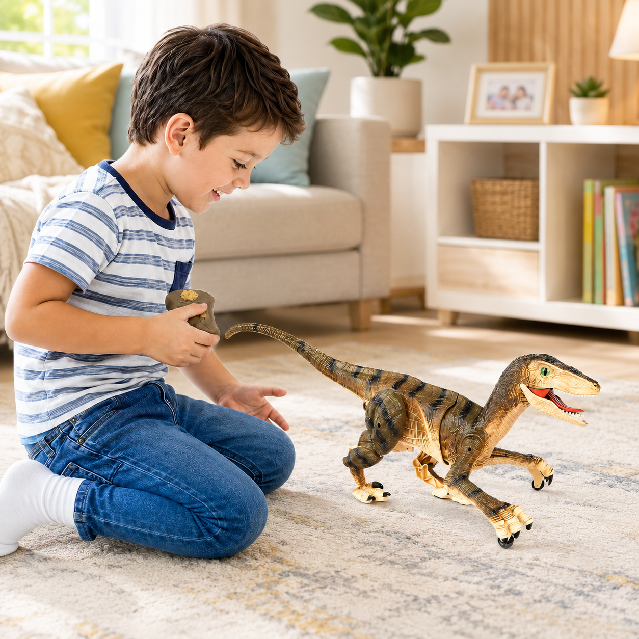 JBeeCtrl Remote Control Walking Dinosaur Toy photo 5