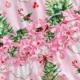 thumbnail image 6 of Cjfdfy Newborn Baby Girl Christmas Footed Romper Christmas Tree Santa Print Zip-up Long Sleeve Footed Bodysuit And Headband Infant Cute My Christmas Fall Winter Outfit 0-9M, 6 of 9