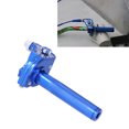 thumbnail image 4 of Throttle Grips,  Anodic Oxidation Coloring Hand Grip Accelerator Rustproof CNC Aluminum  For Motorcycle Replacement For  CRF Blue, 4 of 8