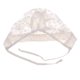 thumbnail image 1 of Gorro de verano para bebé, de algodón, transpirable, con lazo y encaje, talla M, 1 of 5