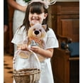 thumbnail image 6 of DolliBu Sitting Wolf Stuffed Animal with Silver Cross Plush - Religious Baby Baptism Gifts for Boys and Girls, Cute Dedication Christening Baby Gifts Plush Prayer Toy Healing Teddy Bear - 9 Inches, 6 of 6