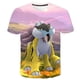 thumbnail image 1 of Camiseta con estampado 3D de Pokémon para niño y niña, ropa informal de Pikachu de dibujos animados, a la moda, de 3 a 14 años, novedad de verano qym unisex, 1 of 2