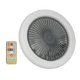 thumbnail image 3 of Ventilador de techo pequeño con luz, control remoto, portalámparas E27, ventilador de velocidad ajustable, ventilador cerrado de 85 a 265 V, 3 of 14