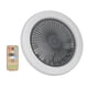 thumbnail image 3 of Ventilador de techo pequeño con luz, control remoto, portalámparas E27, ventilador de velocidad ajustable, ventilador cerrado de 85 a 265 V, 3 of 15