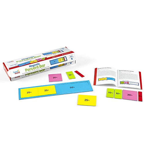 Learning Resources Hand2Mind Educational Magnetic Percent Bar 92431 