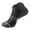 Dark Gray, variant on 5 Pairs Men's Low Cut Socks with Heel Tab, Breathable Sweat Wicking Cushioned Running Ankle Socks, Lightweight Athletic Sport Socks for Daily Gym or Outdoor Training Black