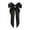 Black, variant on SPRING PARK Hair Barrette Satin Solid Barrette Large Big Soft Hair Bow Clip Bow Hair Clips Women Barrettes