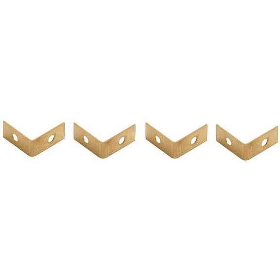 National Hardware 1 In. x 1/2 In. Solid Brass Corner Brace N213-389