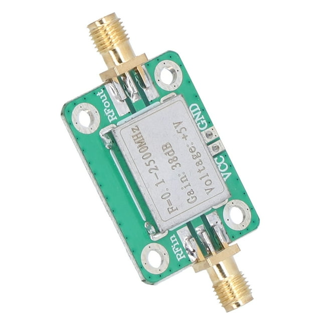 Microwave Receiver Board, 0.1-2500MHz RF Low Noise Durable 38dB High Gain Easy Installation for DIY