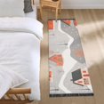 thumbnail image 3 of Yayeee Runner Rug for Bedroom 2'x6' Machine Washable Hallway Non Slip Mat, Snow Cartoon Houses, 3 of 8