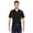 Black/ Dark Charcoal, variant on Mens 4.25 oz. Industrial Colorblock Shirt