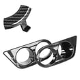 thumbnail image 4 of Bumper Foglight Guard, 2pcs Front Bumper Foglight Cover Dual Holes Car Accessory Fit for E46 M3 2001-2006, 4 of 7