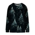 thumbnail image 4 of Cárdigan informal de punto estampado para mujer, con chaqueta abotonada y abrigo superior., 4 of 5
