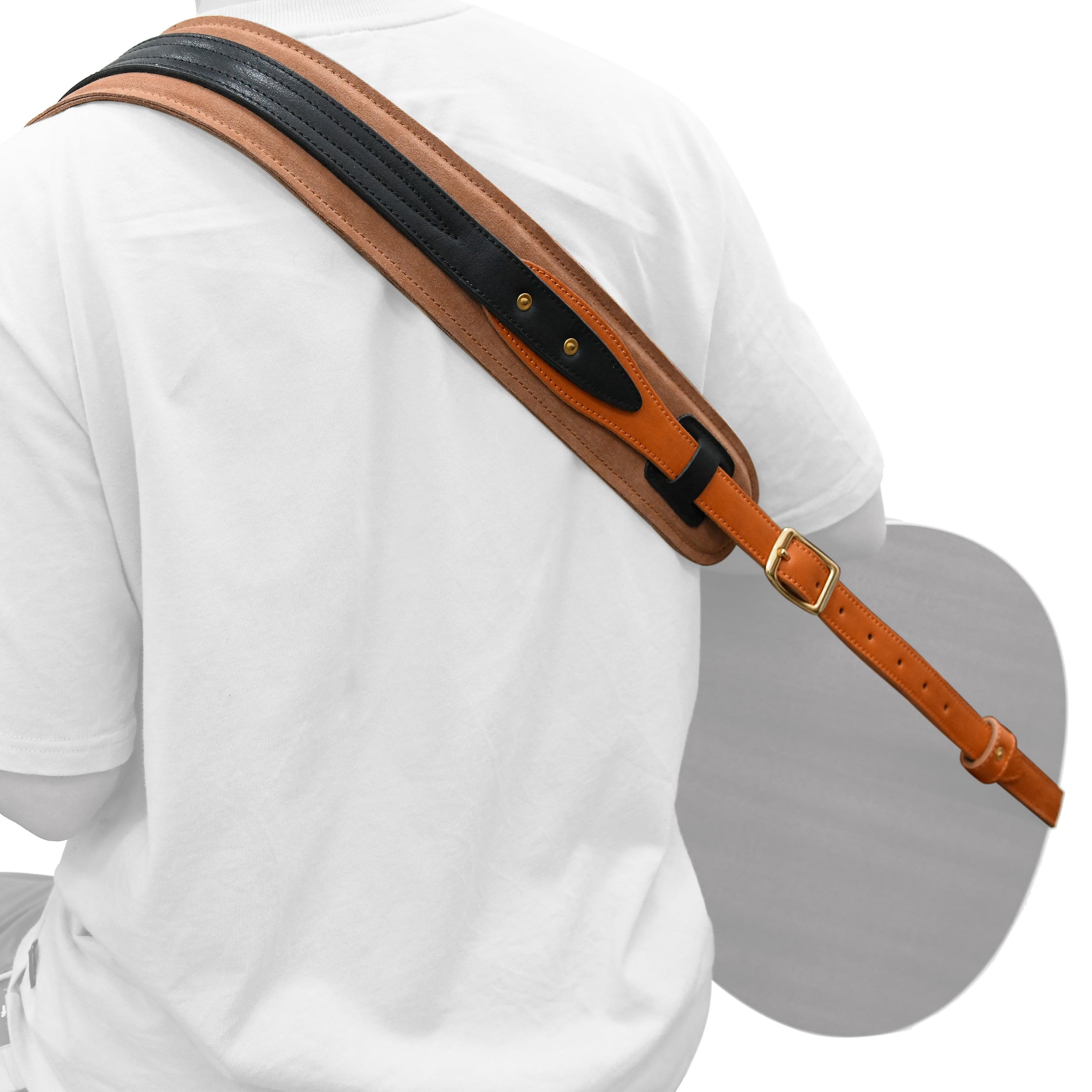 3" Wide Leather Guitar Strap Western Series for Electric, Acoustic ,Bass Guitars